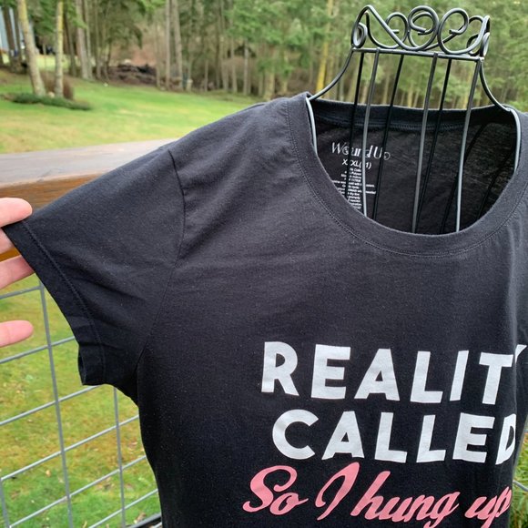 Wound Up Black T-shirt with Short Sleeves - Picture 3 of 6